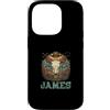 James Design Custodia per iPhone 14 Pro Nome James