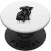 Gatto TShirt Grunge Gotico Vintage Alt Y Cat TShirt Spaventoso Gatto Gattino Spaventoso Halloween PopSockets PopGrip Adesivo
