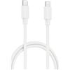Ewent Cavo USB-C a USB-C 50 cm Bianco - cavo PD 60 W (20V/3A) + trasmissione dati 480 Mbps, PVC, Ricarica rapida per Apple,Android,Samsung,Smartphone,Tablet,Laptop e dispositivi elettronici Type C
