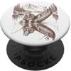 Funny Outdoors Clothing for Men Women Ki Pesca Bigfoot e alieno divertente all'aperto deserto PopSockets PopGrip Adesivo