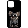 Ross Design Custodia per iPhone 12 mini Illustrazione Digitale Chihuahua Grafica Moderna