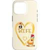 ENGAGEMENT WEDDING HONEYMOON MARRIED HEA Custodia per iPhone 16 Pro Gallina - velo da sposa, matrimonio WIFE moglie