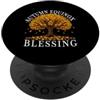 Mabon Blessings Paganism Fall Autumn Equ Ruota delle benedizioni dell'equinozio d'autunno dell'anno pagano Mabon PopSockets PopGrip Adesivo