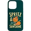 Amalfi Coast Italian Style Summer Design Custodia per iPhone 15 Pro Max Spritz E Sunshine Italia Arance Rosse