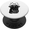 Gatto TShirt Grunge Gotico Vintage Alt Y Cat TShirt Spaventoso Gatto Gattino Spaventoso Halloween PopSockets PopGrip Adesivo