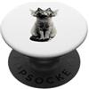 Gatto TShirt Grunge Gotico Vintage Alt Y Cat TShirt Spaventoso Gatto Gattino Spaventoso Halloween PopSockets PopGrip Adesivo