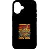 Dik Dik Animal Custodia per iPhone 16 Retro Disk Dik