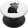Gatto TShirt Grunge Gotico Vintage Alt Y Cat TShirt Spaventoso Gatto Gattino Spaventoso Halloween PopSockets PopGrip Adesivo