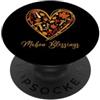 Mabon Blessings Paganism Fall Autumn Equ Mabon Blessings Ruota dell'anno Equinozio d'Autunno Pagano PopSockets PopGrip Adesivo