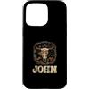 John Design Custodia per iPhone 15 Pro Max Nome John