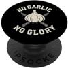 Garlic Humor Extra Life Vampire Joke Foo Meme divertente per gli amanti dell'aglio Alimentato da Garlic Humor Team Foodie PopSockets PopGrip Adesivo