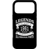 Mocking Merch Custodia per iPhone 17 Pro Max Le leggende sono nate nel 1961 invecchiate perfettamente tutte le parti originali
