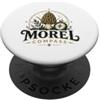 Fungi Lover Mycology Designs Morel Compass Caccia ai funghi PopSockets PopGrip Adesivo