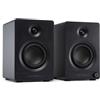 Victrola Tempo - Altoparlanti Bluetooth da Scaffale con Suono Potente che Riempie la Stanza, Streaming Multiroom Auracast, Ingressi per Giradischi e USB-C per Computer, Uscita Subwoofer (Coppia, Nero)