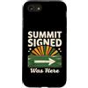 Mountain Hiking Summit Signed Trail Trek Custodia per iPhone SE (2020) / 7/8 Il vertice firmato era qui escursionismo