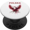 Polish Eagle Pride Store Polonia Pride, Emblema aquila polacca, Polska Vintage Retro PopSockets PopGrip Adesivo
