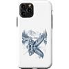 Funny Outdoors Clothing for Men Women Ki Custodia per iPhone 11 Pro Pesca Bigfoot e Alien all'aperto nella natura selvaggia