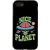 UFO Believer Custodia per iPhone SE (2020) / 7/8 Nice Planet - Teschio UFO alieno retrò