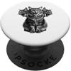 Gatto TShirt Grunge Gotico Vintage Alt Y Cat TShirt Spaventoso Gatto Gattino Spaventoso Halloween PopSockets PopGrip Adesivo