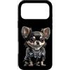 Ross Design Custodia per iPhone 17 Pro Max Illustrazione Digitale Chihuahua Grafica Moderna