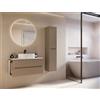 Legnobagno Mobile Bagno Sospeso 90 cm Creta con Lavabo Effetto Marmo - Verso