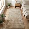 Carpetsale24 Tappeto da Esterno Design Boho Moderno Effetto 3D Resistente ai Raggi UV Ideale per Terrazza Soggiorno Cucina, Dimensioni: 80x150 cm