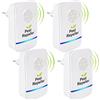 Funmo 4PCS Antizanzare Ultrasuoni,Repellente ad Ultrasuoni,Nuovo nel 2023 Repellente ad Ultrasuoni Elettromagnetico Efficace Anti Topi, Insetti, Zanzare, Scarafaggi,Ragni-100% Professionale ed Efficace