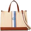 Twinset Milano Borsa Shopper in Canvas con Oval T Art. 251TB7080