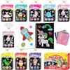 FUNNYB&G 24 Kit Foil Art attività Libri Gadget Compleanno Bambini | 2 in 1 Foil Art Libri da Colorare Bambini Regalini Fine Festa Compleanno, Regalo Giochi Lavoretti Creativi Bambini 4-10 Anni