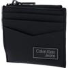 Calvin Klein CKJ Logo Plaque ID Cardholder With Zip Black