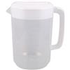 KJHBV Caraffa Plastica 5l con Coperchio e Scala Graduata per Protezione Freschezza per Acqua Fredda, Latte, Succhi e Tè Uso Famiglia e Outdoor Riutilizzabile