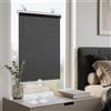 Generic Tendina Oscurante a Rullo con Ventose, Tendine Oscuranti Senza Foratura per Finestre, Avvolgibile Parasole Termico Portatile per Interni e Auto(Blacks,35W x 125 cm H)