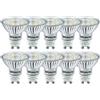 WSMCN GU10 4.9W Lampadine LED, Luce bianco neutro 4000K può sostituire la lampadina alogena PAR16 da 110W, AC230V 830lm, 120° Angolo del Fascio, Illuminazione Lunga durata lampada faretti LED 10 pezzi