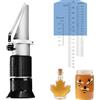 HunterBee apicoltore rifrattometro miele con ATC ，Enologo rifrattometro， 58-90% Brix 10-33 Moisture Meter per il miele condensato oli vegetali latte apicoltore, marmellata di frutta