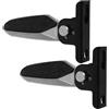 CHILDWEET Pedali Antiscivolo Elettrica per Nero Scanalature Bici Alluminio e Accessori Pieghevoli Resistenti e Leggeri Mountain Bike per Ciclismo Outdoor