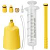 Generic Kit Spurgo Freni per Bicicletta Impianto Idraulico Disco Strumento in Plastica Facile da Trasportare per Spurgo Olio Minerale e Manutenzione Bici Stili Multipli
