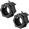 HweeWanX 2 chiusure rapide per bilanciere, 50 mm, chiusura rapida per sollevamento pesi, colore nero