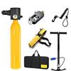 RSGXLFQZVAK Bombola subacquea, 0.5L Nuova Mini Bombola Di Ossigeno For Immersioni Subacquee For L'insegnamento Della Respirazione Subacquea Attrezzatura For L'immersione Respiratoria ,per Principianti(Groen)