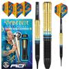 RED DRAGON Peter Wright Snakebite - Set di freccette in ottone a punta morbida da 18 g, peso totale 20 g, con alette e astine (steli)