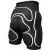 HanOaki Pantaloncini protettivi per sci con cuscinetto per coccige, protezione imbottita traspirante per snowboard e pattinaggio, EVA per adulti (set M)