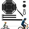 Genérico Corda di rimorchio per biciclette, corda retrattile con capacità di 100 kg, portatile per rimorchio bicicletta, per famiglia, bambini, adulti, montagna, strada, campeggio