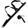 Luxshiny Cintura di Supporto per Allenamento Resistenza Fascia Elastica Regolabile in Poliestere, per Allenamento Calcio e Basket, Porta Fino a 100kg
