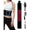 Generico Cintura Snellente per Uomo | Forniture per Modellazione Schiena con Luce Rossa | Fascia Modellante Vita | Per Uomini Donne Mogli Madri Casa Ufficio Palestra Ballerini Camminata Yoga Pilates Viaggio