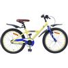 Kaloriko Bicicletta per bambini da 18 pollici, in acciaio, per 5-7 anni, con manubrio regolabile, sella, parafanghi, ideale per quartiere, parco, vita quotidiana e divertimento sicuro per i bambini