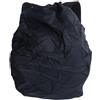 DIYEAH Copertura Antipioggia per Zaino 35l in Nailon Nero Ultraleggero Dimensione Regolabile per Escursionismo e Viaggio in Bicicletta
