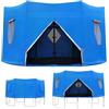 Generic Tenda per trampolino, impermeabile, in tessuto Oxford, per trampolini da 1,8 m a 4,6 m, protezione da vento e sole, tettoia per trampolino per tutte le condizioni atmosferiche