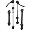SkyjOy Sgancio Rapido MTB Spiedini for mozzo Ruota Bici Kit ASSE Spiedino a sgancio rapido Biciclette da Montagna Set di Attrezzi Anteriore Posteriore for Pezzi Ricambio for Ciclismo 6/7/8 velocità