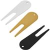 USHOBE Kit Riparazione Zolle da Golf 3 Pezzi in Ferro Forchetta per Restaurare Turf e Marcatore per Segni sul Putting Green