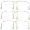 GATHINESS 6 Pezzi Supporto Stabile per Rete da Biliardo in Plastica Beige Design Versatile ed Elegante per Accessori Tavolo da Biliardo per Partite di Snooker