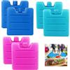 Rakiuty Elementi di Raffreddamento,Ghiaccio per Borse Termiche,Piccolo Ghiaccioli per Borsa Frigo,Tavolette di Ghiaccio per Borsa Frigo,Mattonelle Refrigeranti per I Viaggi E Il Campeggio,6PC